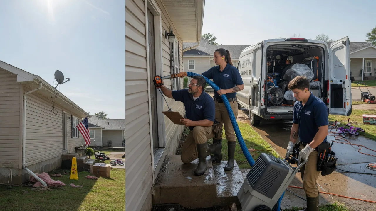 Ceiling Water Damage Restoration in Sumner, IL near me
